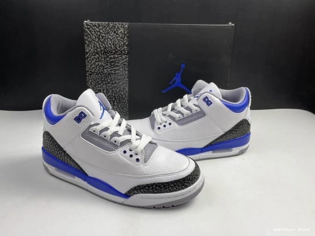 Cheap 3 Jordan Blue Racer CT8532-145 Air 0728